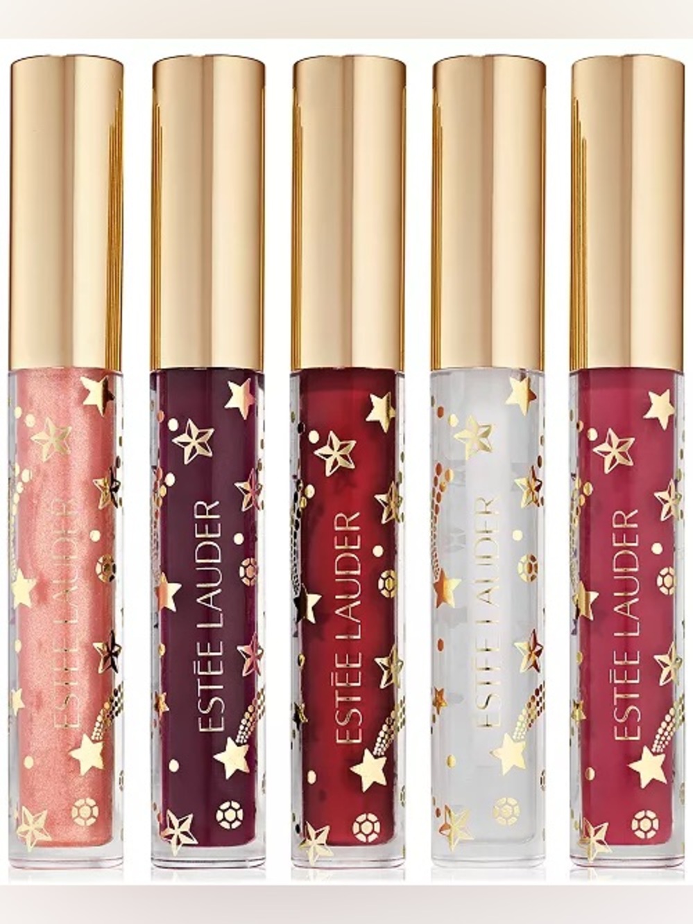 Estée Lauder 5-Pc. Stellar Lip Gloss Holiday Set Limited Edition Never Used